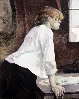 Hair Bun Prints: La Blanchisseuse 1886-1887 Toulouse-Lautrec