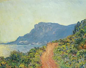 1884 Prints: La Corniche near Monaco by Monet