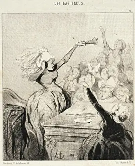 Prints: La Présidente criante à tue-tête Mesdames!