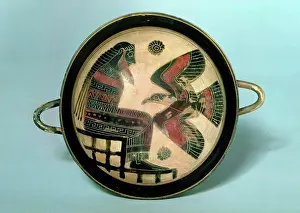 Ancient Greece Prints: Laconian Cup Depicting Zeus And The Eagle C