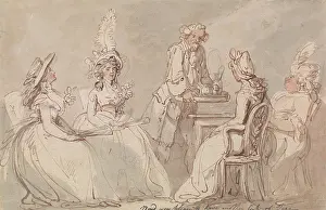 Genre Subject Prints: Ladies at Tea, Thomas Rowlandson
