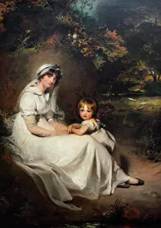 Oil Painting Prints: Lady Mary Templetown and Her Eldest Son Oil on canvas; 1802 Sir Thomas Lawrence; British; 1769 - 1830