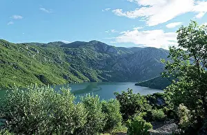 Alps Prints: Lake Koman, a reservoir on the Drin River