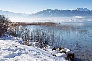 Mountain Chain Prints: At Lake Tegernsee in winter, Bavaria