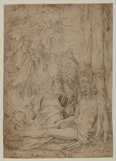 Broad Prints: The Lamentation of Christ ca. 1513 Circle of Hans Baldung Grien German Until recently