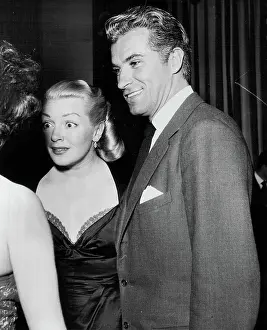Film Industry Prints: Lana Turner and Fernando Lamas. April 16, 1952