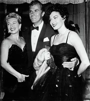 Actress Prints: Lana Turner, Fernando Lamas and Ava Gardner. January 15, 1953