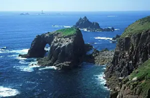 Trek Prints: Lands End Lands Lands End Cornwall South West Southwest England United Kingdom Great Britain UK GB EU
