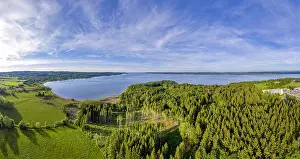 Bavaria Prints: Landscape at Lake Starnberg, Bavaria, Germany