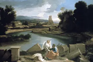 Angel Prints: Landscape with St Matthew and the Angel