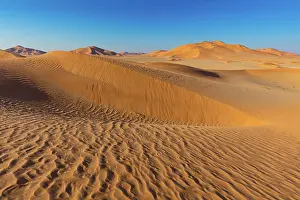 Strukturen Prints: Landschaft im Oman, Oman, Sand
