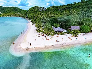 Besichtigung Prints: Las Cabanas Beach bei El Nido im Norden der Insel Palawan Las Cabanas Beach near El Nido in the north of the Palawan