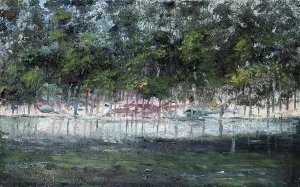 Impression Prints: Las Fuentes de Tialpan Joaquin Clausell (1866-1935 Mexican)