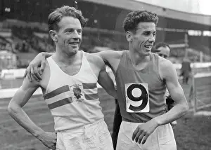 1955 Prints: Laszlo Tabori - Middle-Distance Runner Won The One Minute Mile - Personality
