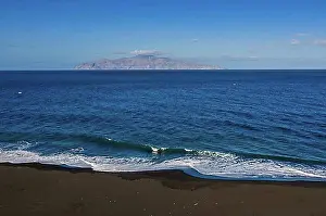 Coast Prints: Lava beach, Fogo, Cape Verde, Africa