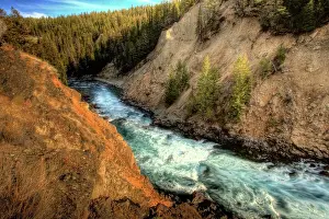 Exposure Prints: Lava rock in Lava Canyon on the Chilko River in the Chilcotin region of British Columbia Canada