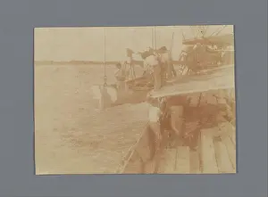 Laying down a sloop, c. 1930 - c