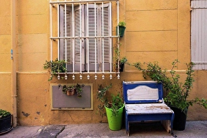 Marseille Prints: Le Panier neighborhood in Marseille, France, Europe