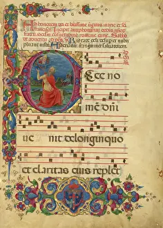 Leaf from the Antiphonal of Cardinal Bessarion. Franco dei Russi (Italian, active about 1453 - 1482)