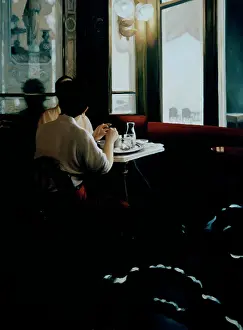 Conversation Prints: Leftover Conversation 1994 Dale Kennington (20th C./American) Oil on Canvas