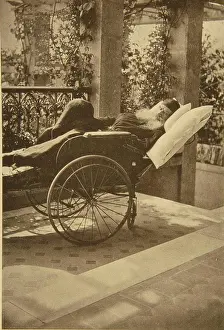 Leo Tolstoy Prints: Leo Tolstoy Recovered in Gaspra on the Crimea by Tolstaya