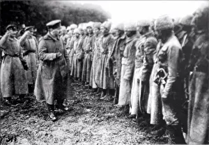 History Of Russia Prints: Leon Trotsky at the Red Army troops by Anonymous /State Museum of the Political History of Russia