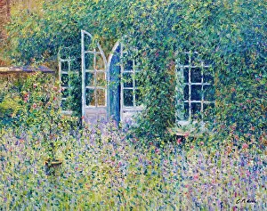 Vine Prints: The Library-Afternoon, July 2004 Charles Neal (b.1951/British) Oil on canvas