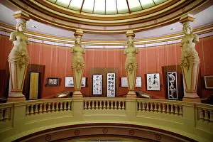 Library Prints: Library of the Musee Guimet. Museum of Asian Arts. Paris, France, Europe