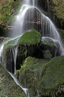 Out Of Focus Prints: Lichtenhain Waterfall, Kirnitzschtal valley