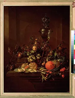 Platter Prints: Still life by Cornelis de Heem