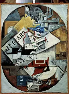 Newspaper Prints: Still life by Popova