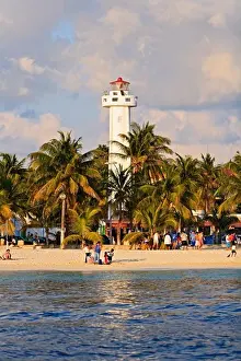 Mexico Prints: Lighthouse on Isla Mujeres