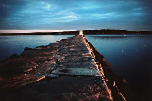 Guidance Prints: Lighthouse in the sea, Rockland Breakwater Lighthouse, Rockland, Knox County, Maine, USA