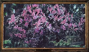 Art Nouveau Prints: Lilacs by Vrubel, Mikhail Alexandrovich (1856-1910) / State Tretyakov Gallery