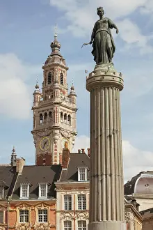 Architektur Prints: Lille, column of the goddess ** Lille, column of the goddess JHQ-FLQ