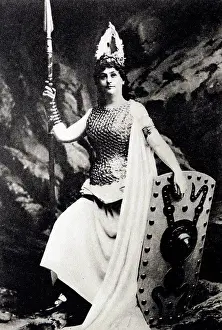 Opera Prints: Lilli Lehmann as Brunnhilde in Wagner's Der Ring des Nibelungen
