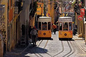 Tram Prints: Lisbon, Elevador da Bica (Bica cable car)