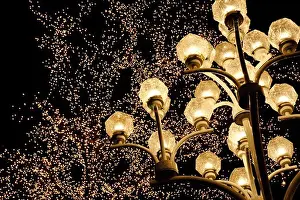 Industry Prints: Liseburg amusement park is lit with over 4 million sparkling lights during Christmas season Gothenburg