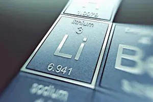 Metallic Prints: Lithium (Chemical Element)