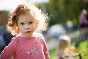 Out Door Prints: Little girl in backyard