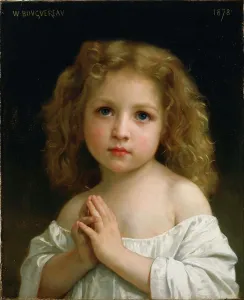 Neoclassicism Prints: Little Girl by Bouguereau, William-Adolphe (1825-1905) / National Museum of Western Art