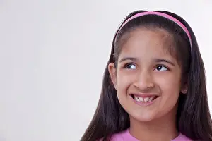 Positivity Prints: Little girl smiling