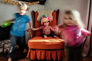 Small Group Prints: Little sister with crazy siblings