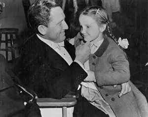 Actress Prints: Little Susan Tracy and her famous Daddy