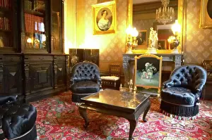 Exclusive Prints: One of the living rooms salons upstairs in the mansion where the Deutz family used to live at Champagne Deutz in Ay