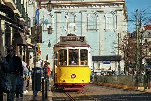 Tram Prints: Local tram, Lisbon, Portugal, Europe Copyright: BenxPipe 848-3039