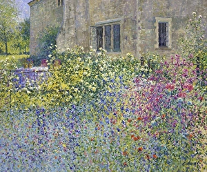 Lock Farm, Border Composition (Morning, June) Charles Neal (b.1951/British) Oil on canvas