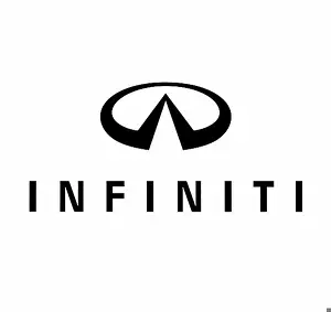 Studio Shots Prints: Logo of the car brand Infiniti, car, motor vehicle, cut-out on white background