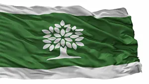 Stadt Prints: London City Flag, Canada, Ontario Province