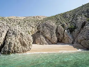 Lone Prints: Lonely bay, Prvic island, largest uninhabited island in the Adriatic